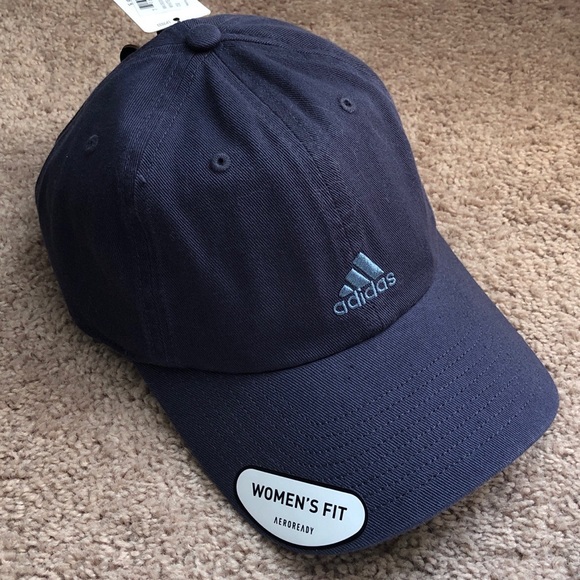 ADIDAS Aeroready Navy Blue Women’s Baseball Strapback Adjustable Hat - Picture 3 of 7